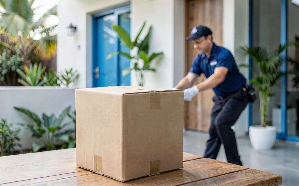 Entrega segura do pedido até a sua casa