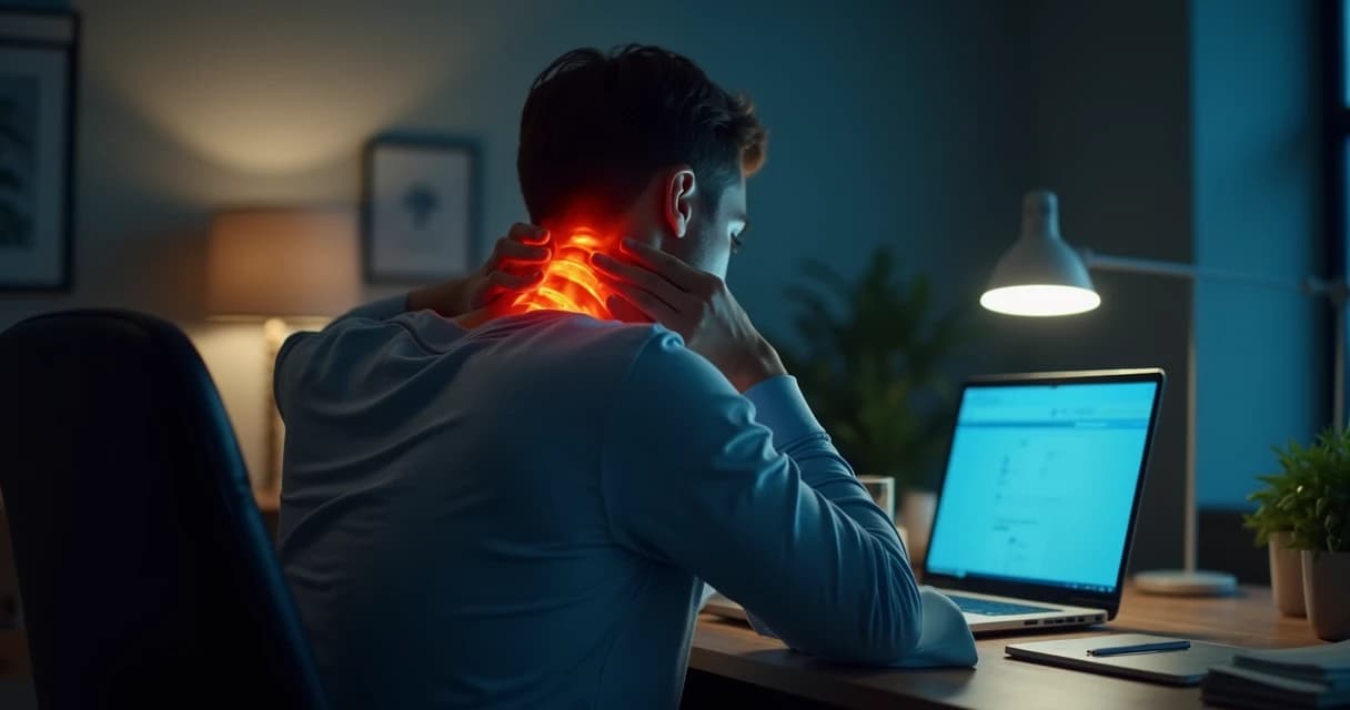 Alívio Natural para Dor no Pescoço e Ombro por Stress e Computador